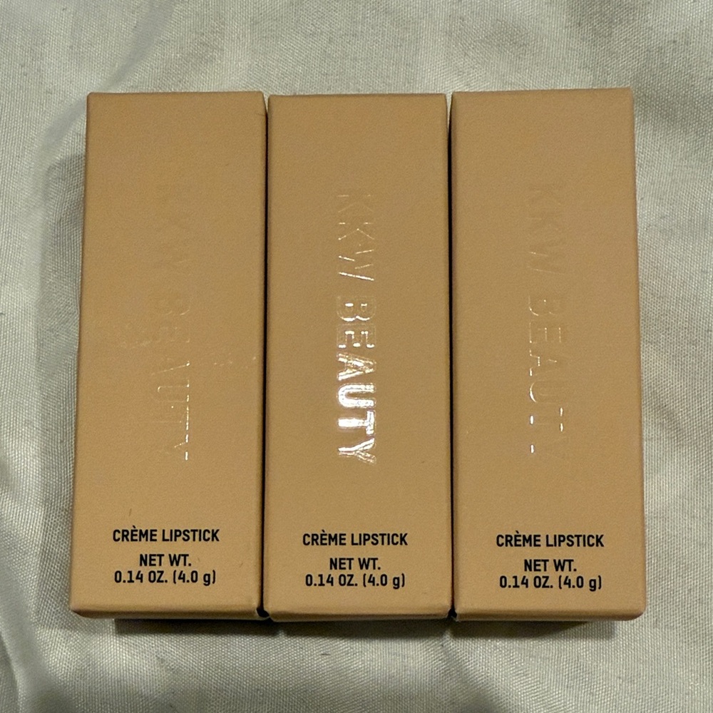 KKW Beauty Crème Lipstick - Pink bundle